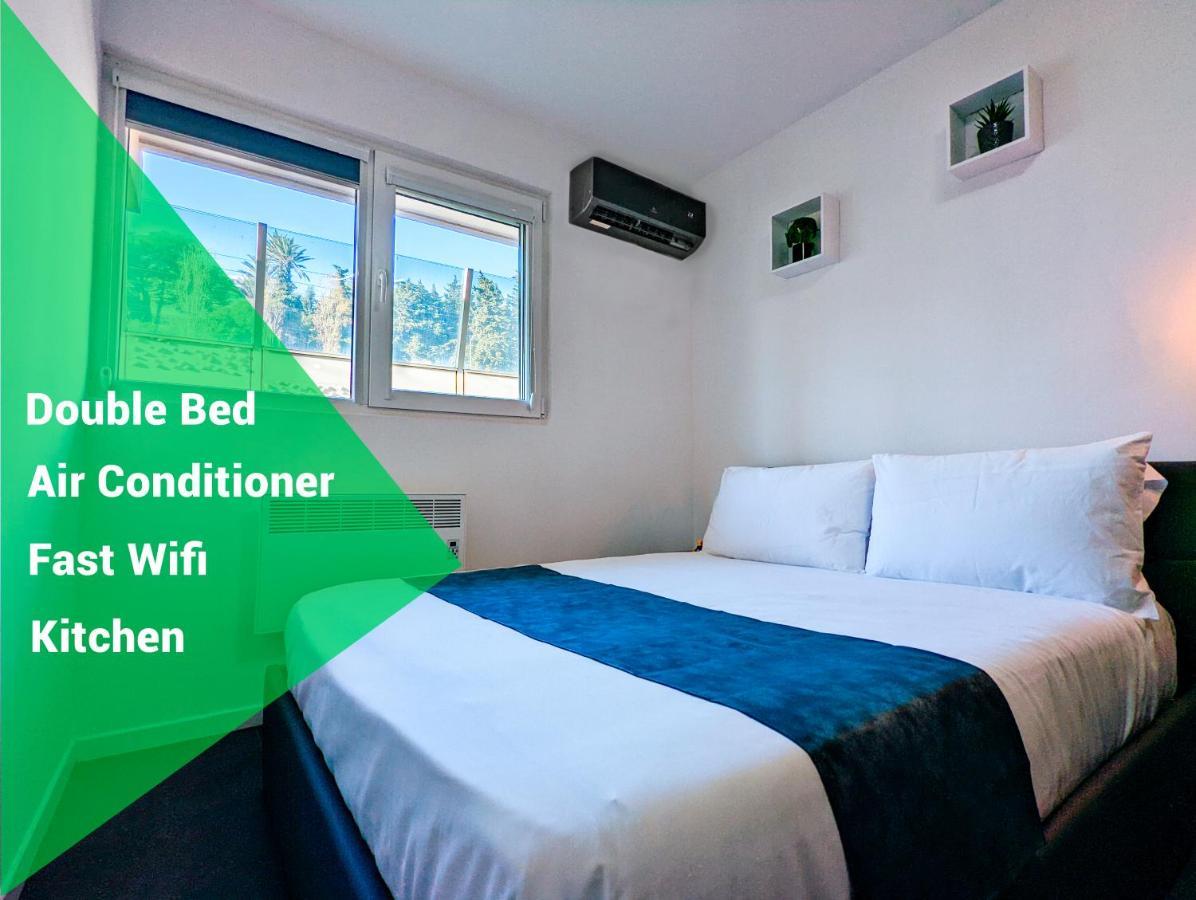 1 Min To The Beach Apartment - Kitchen - Tramway - Air Conditioner - Wifi - Promenade Des Anglais Nice Bagian luar foto